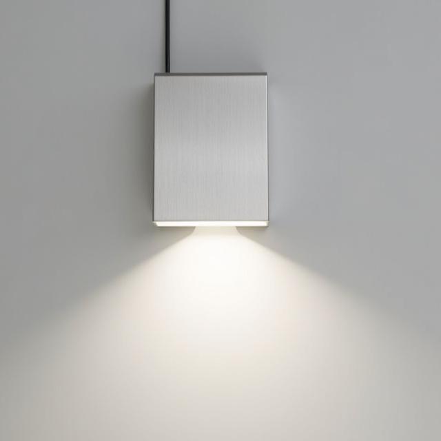 Minimalistisk Lysarmatur i Børstet Stål