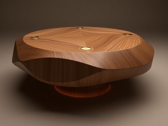 Skov-sofabord i massiv eg